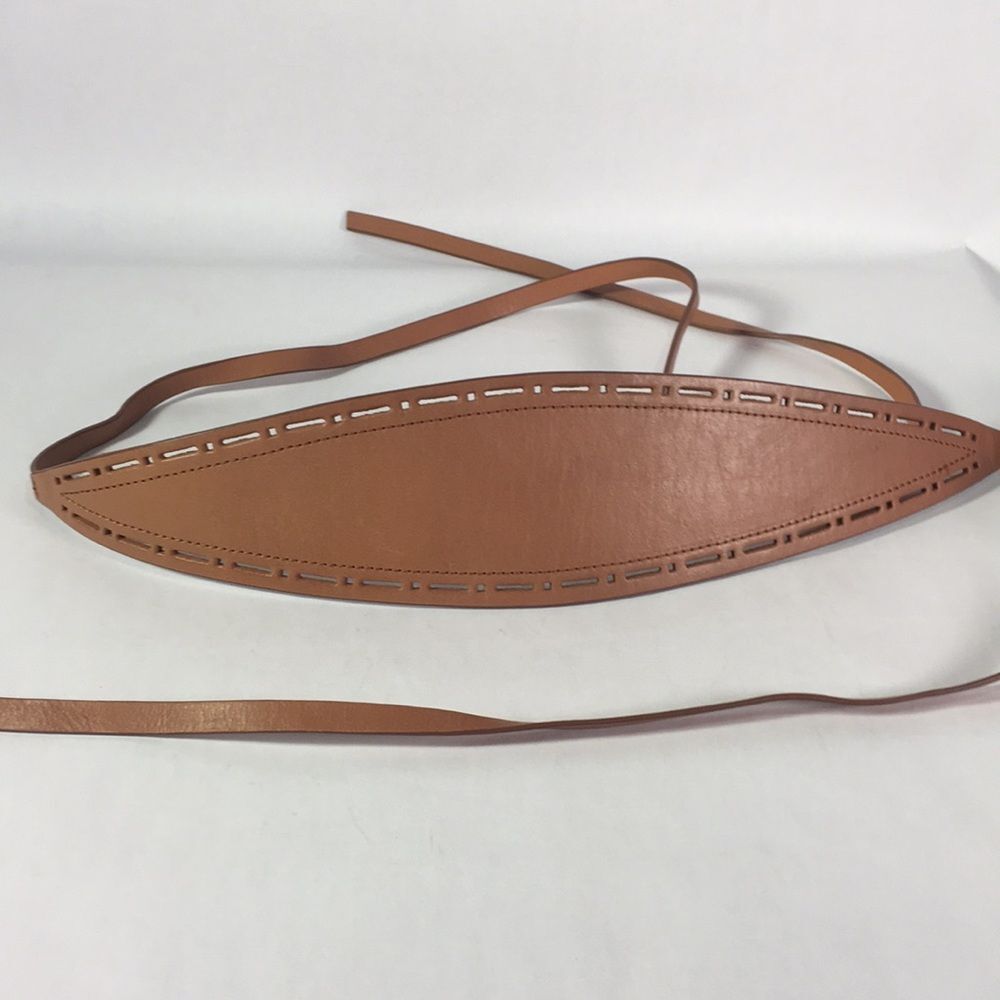 Banana Republic Tan Leather Decorative Waist Belt - Picture 7 of 8